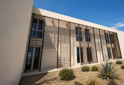 Brise de alumínio em Lampedusa